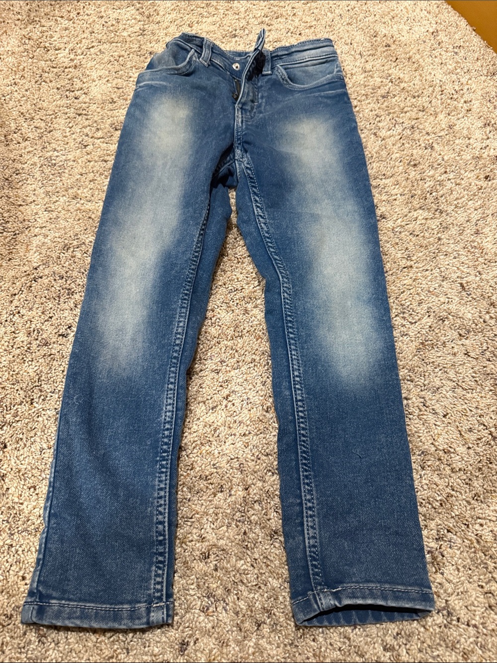 H&M Boys Blue Washed Denim Jeans
